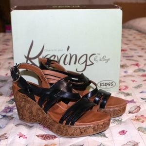 Kravings by Klogs Black Frankie Sandal